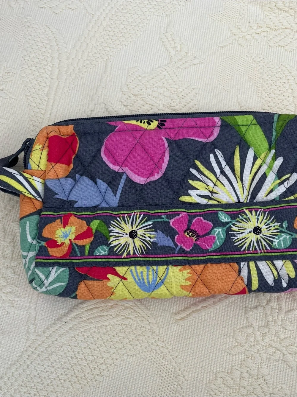 Vera Bradley Jazzy Blooms Mini Cosmetic Bag